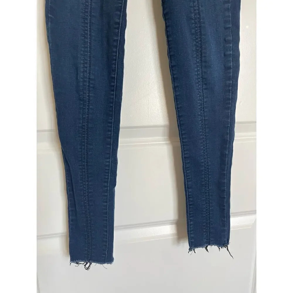 Free People Blue Straight Leg Jeans - Picture 4 of 8